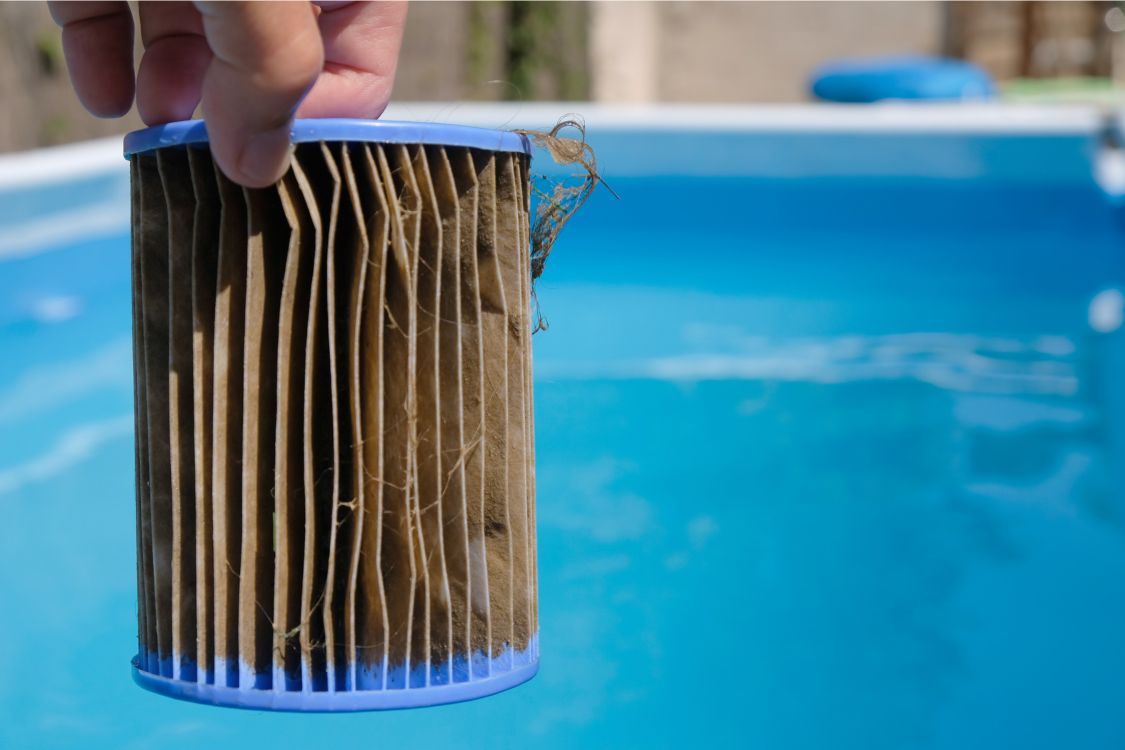 Pool skimming service in Westminster